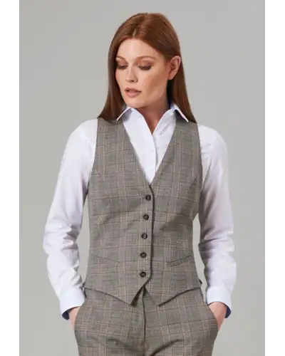 Waistcoat Brook Taverner Olivia Check Waistcoat £45.00