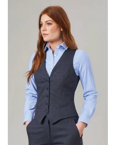Waistcoat Brook Taverner Olivia Check Waistcoat £45.00
