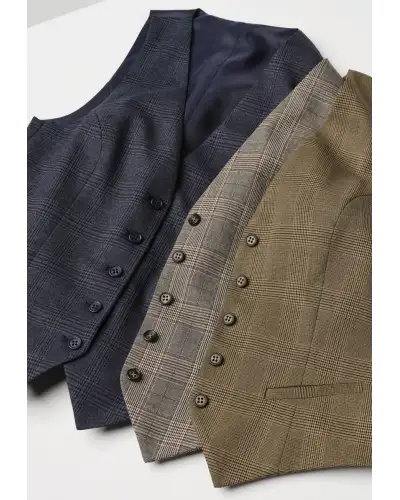 Waistcoat Brook Taverner Olivia Check Waistcoat £45.00