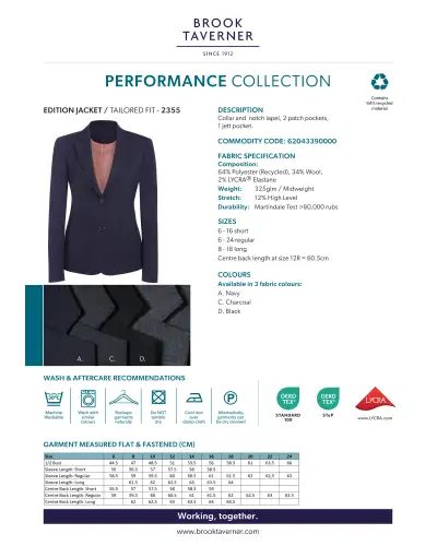 Ladies' Jackets Brook Taverner Edition Jacket £120.00