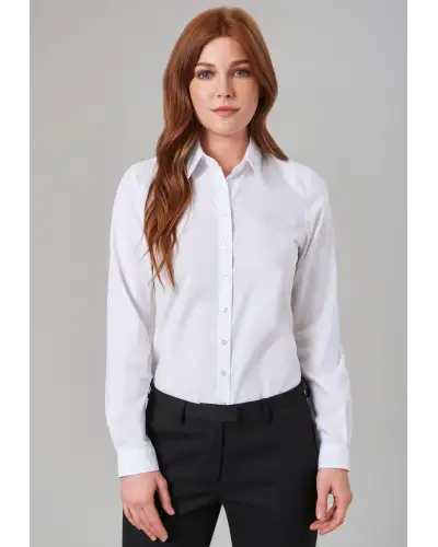 Blouses Brook Taverner Silvi Non-Iron Blouse A - White £45.00