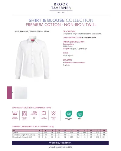 Blouses Brook Taverner Silvi Non-Iron Blouse £45.00