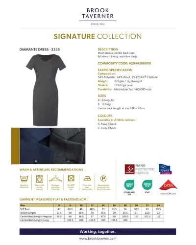 Dress Brook Taverner Diamante Dress £45.00