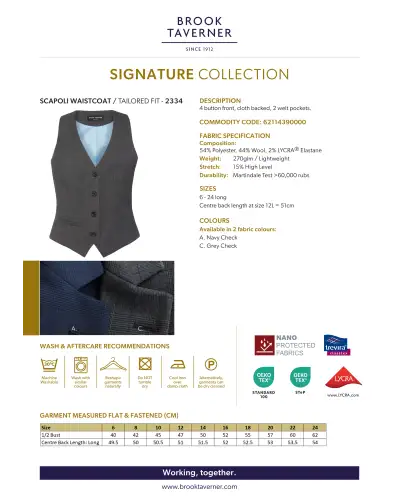 Ladies' Waistcoats Brook Taverner Scapoli Waistcoat £45.00