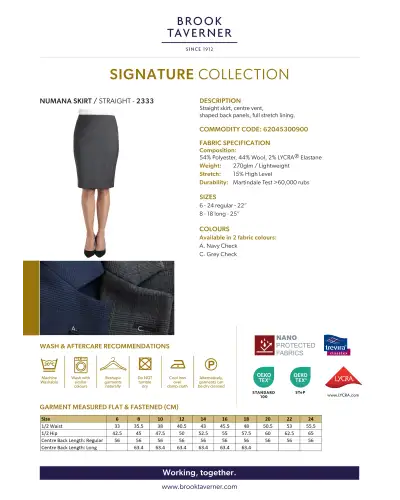 Skirts Brook Taverner Numana Straight Skirt £45.00