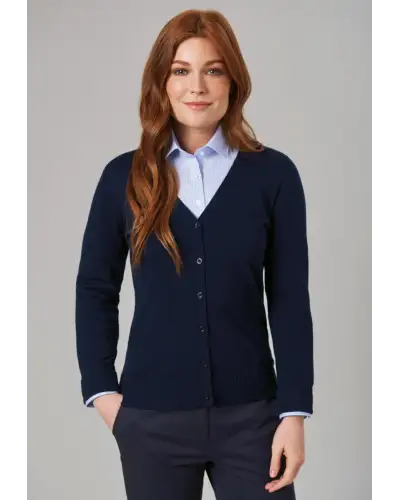 Ladies Knitwear Brook Taverner Augusta V-Neck Cardigan £45.00