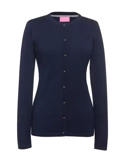 Ladies Knitwear Brook Taverner Seattle Crew-Neck Cardigan £65.00