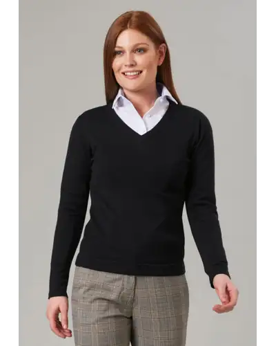 Ladies Knitwear Brook Taverner Atlanta V-Neck Jumper £45.00