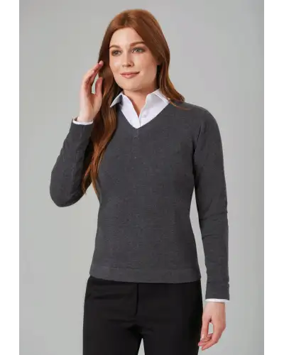 Ladies Knitwear Brook Taverner Atlanta V-Neck Jumper £45.00