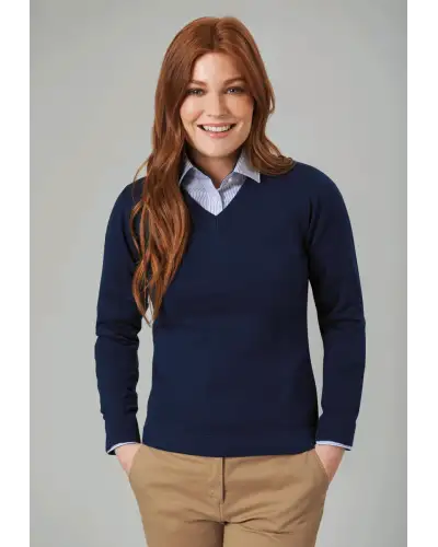 Ladies Knitwear Brook Taverner Atlanta V-Neck Jumper £45.00