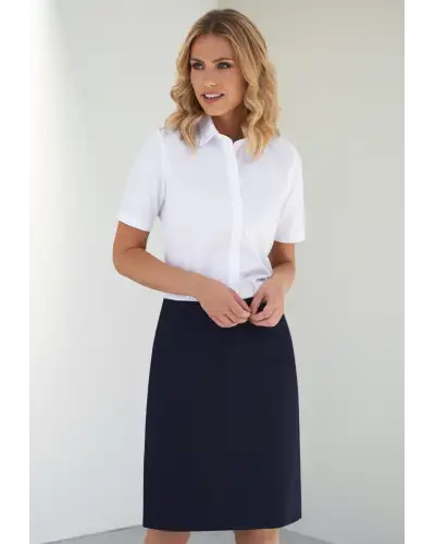 Blouses Brook Taverner Siena Crepe De Chine Blouse A - White £45.00