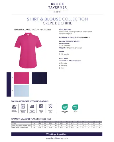 Blouses Brook Taverner Venezia Crepe De Chine Blouse £45.00