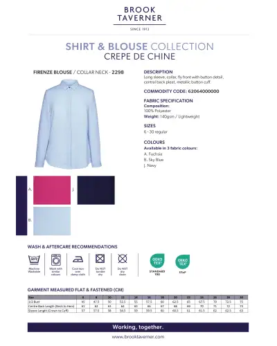 Blouses Brook Taverner Firenze Crepe De Chine Blouse £45.00