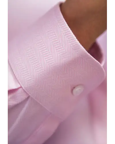 Blouses Brook Taverner Prosecco Blouse Cotton Herringbone £45.00