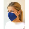 Shaped face masks Vortex Designs Shaped Poppy Cobalt £11.00