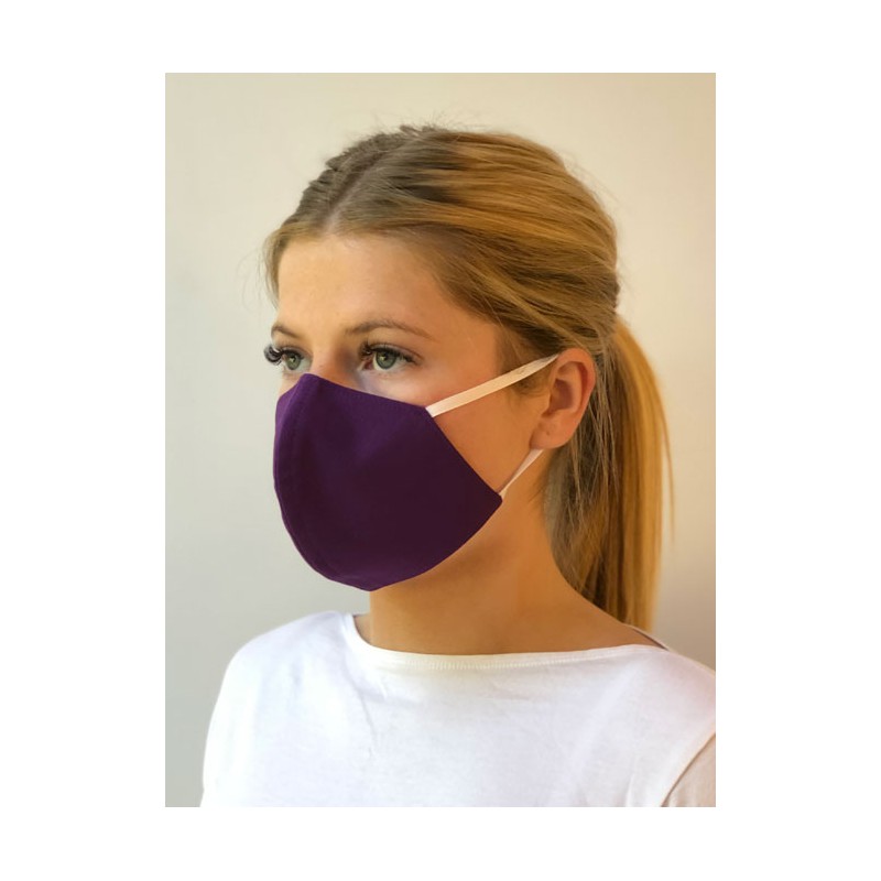 Shaped face masks Vortex Designs Shaped Poppy Berry £11.00