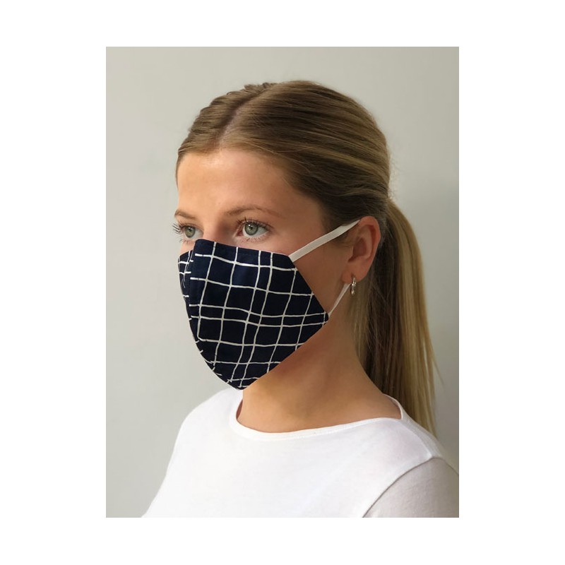 Shaped face masks Vortex Designs Shaped Gina Navy £11.00