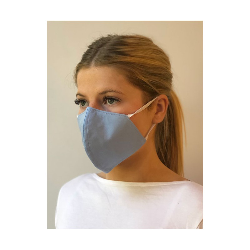 Shaped face masks Vortex Designs Shaped Daisy Sky Blue £11.00