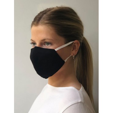 Shaped face masks Vortex Designs Shaped Daisy Black £11.00