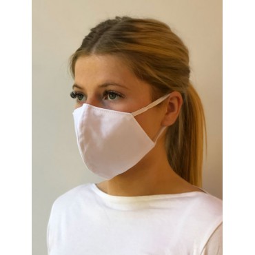 Shaped face masks Vortex Designs Shaped Cotton-Touch White £11.00