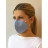 Shaped face masks Vortex Designs Shaped Cotton-Touch Sky Blue £11.00
