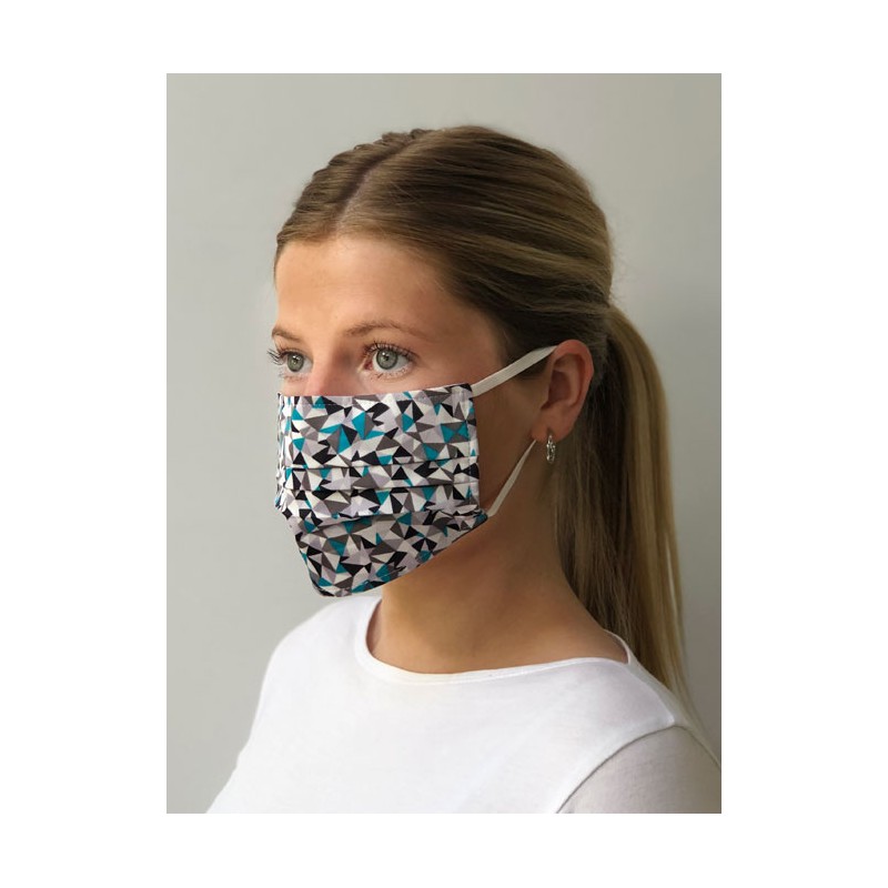 Pleated face masks Vortex Designs Pleated Suzie Jade £11.00
