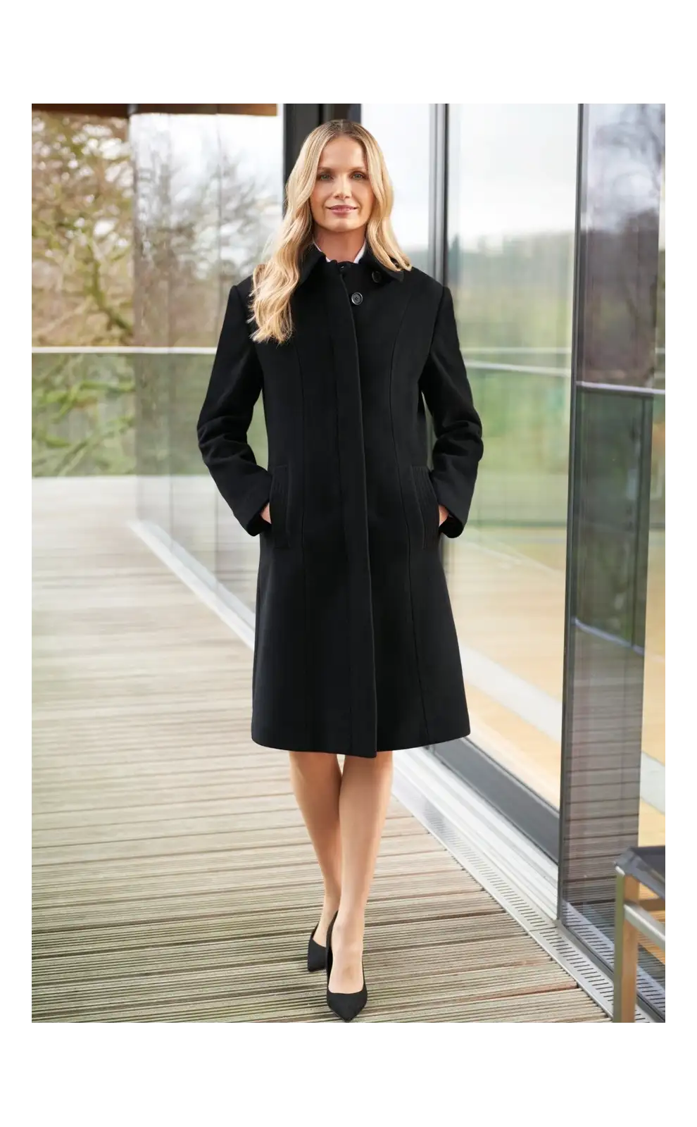 Womenswear Brook Taverner Ladies Burlington Overcoat £135.00