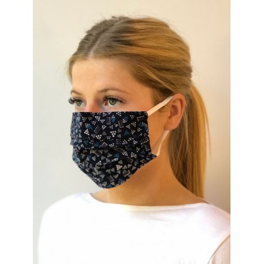 Pleated face masks Vortex Designs Pleated Jewel Jenni Jade £11.00