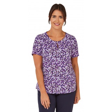 Tops Vortex Designs Kelly Short Sleeve purple £21.00