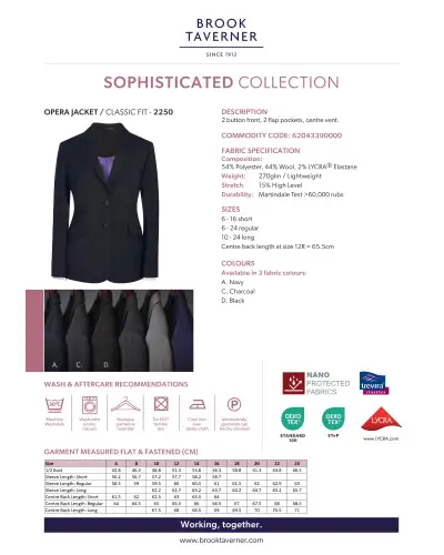 Ladies' Jackets Brook Taverner Opera Classic Fit Jacket £150.00