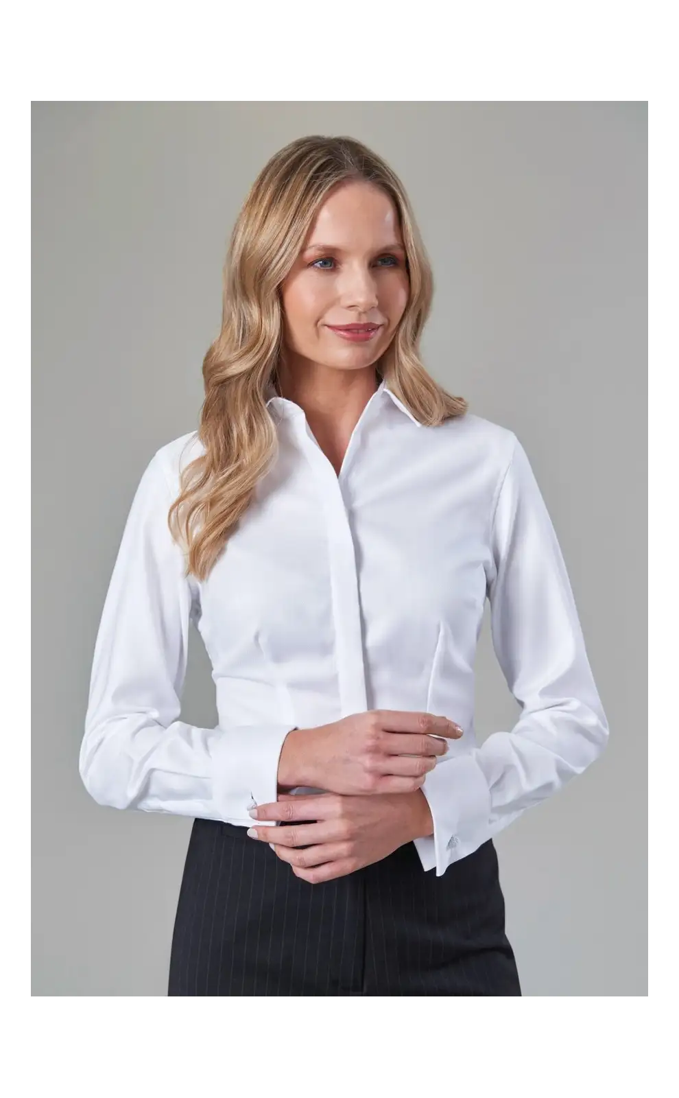 Blouses Brook Taverner Villeta Blouse Cotton Herringbone £45.00