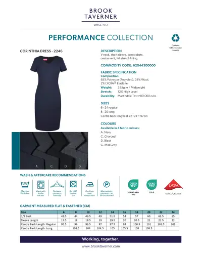 Dress Brook Taverner Corinthia V-Neck Dress £45.00