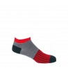 PEPER HAROW PEPER HAROW Oxford Stripe Mens Trainer Socks - Scarlet £11.00