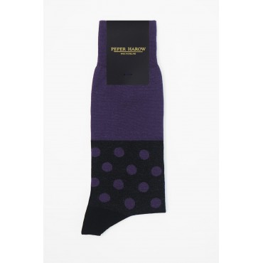Men PEPER HAROW Mayfair Mens Socks - Purple £15.00