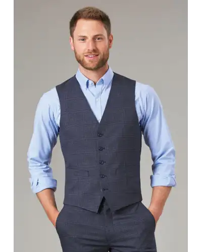 Waistcoat Brook Taverner Emilio Check Waistcoat £45.00