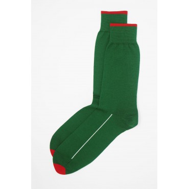 Men PEPER HAROW Square Mile Mens Socks - Emerald £15.00