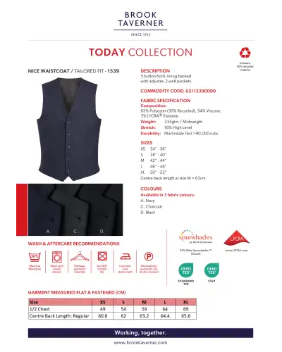 Waistcoat Brook Taverner Nice Mens Waistcoat £45.00