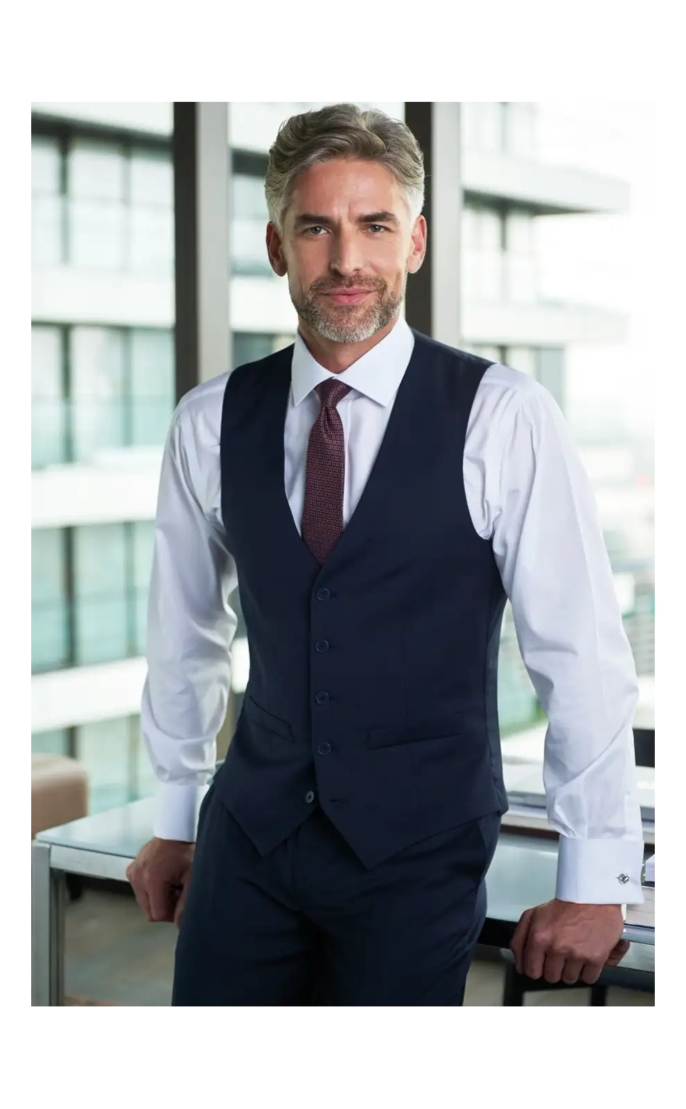 Men's Waistcoats Brook Taverner Corporatewear Busso Mens Waistcoat-BTC-1074 £45.00