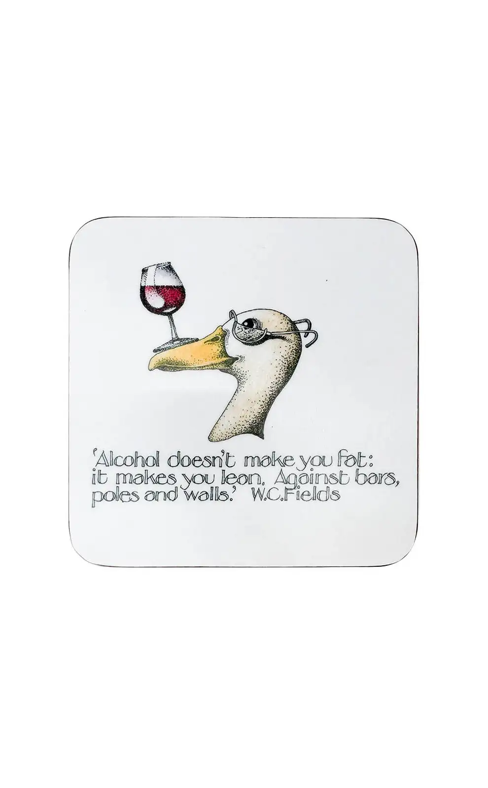 Animals Fox and Chave Simon Drew Coaster - W C Fields £4.00
