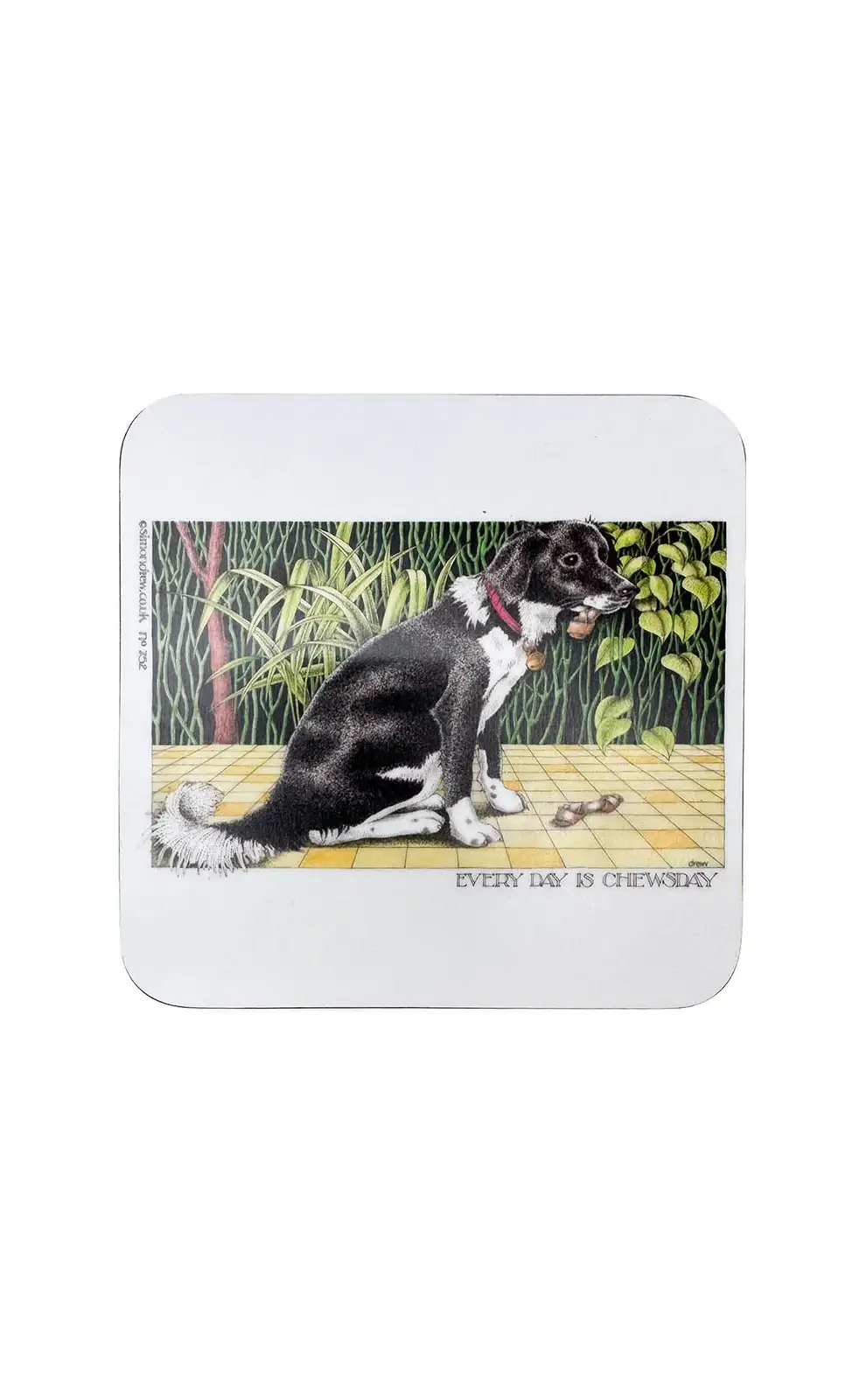 Animals Fox and Chave Simon Drew Coaster - Chewsday £4.00