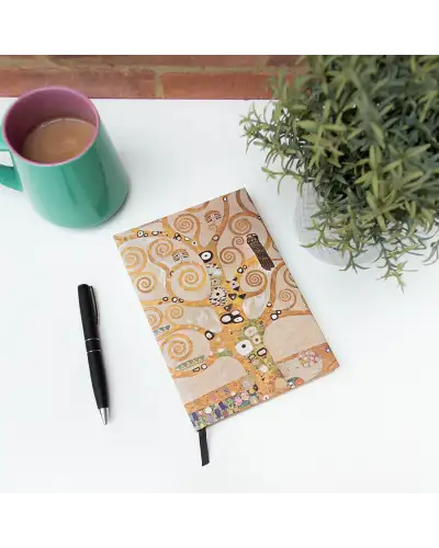 Bone China Hand Painted Fox and Chave Klimt Tree Of Life A5 Hardback Notebook £13.00