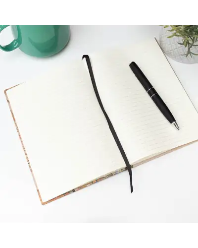 Bone China Hand Painted Fox and Chave Klimt Tree Of Life A5 Hardback Notebook £13.00