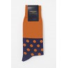 Men PEPER HAROW Mayfair Mens Socks - Burnt Orange £15.00