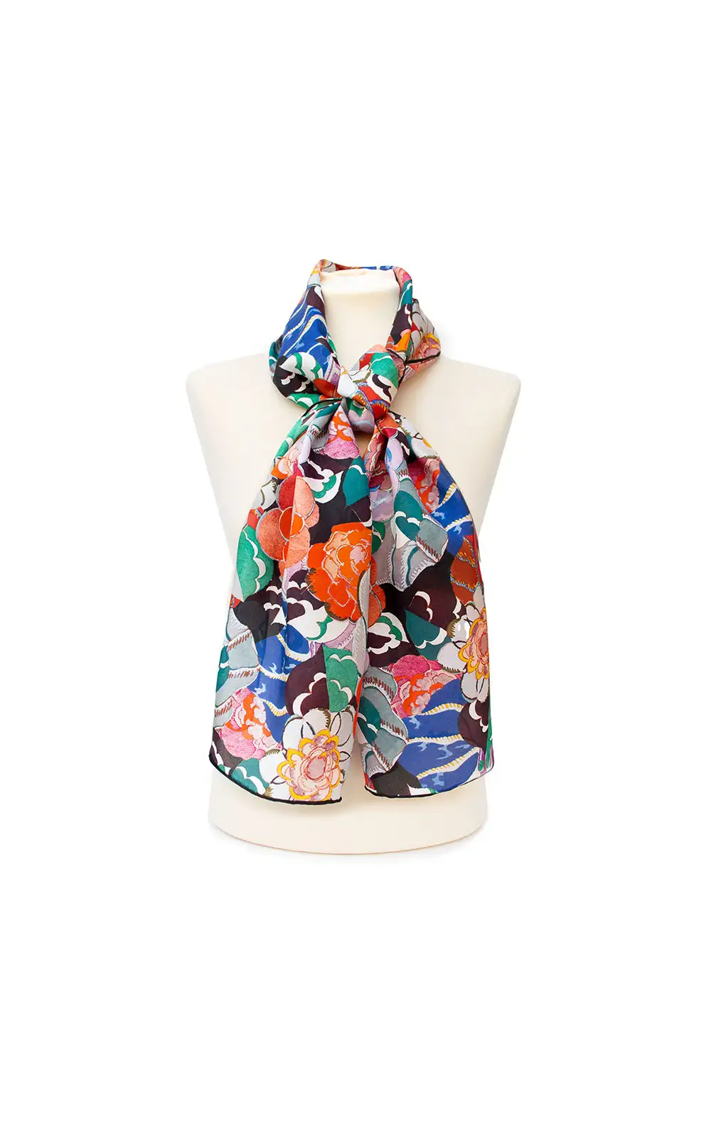 Scarves Fox and Chave Edouard Benedictus Silk Habotai Scarf £42.00