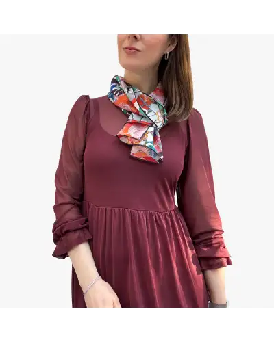 Scarves Fox and Chave Edouard Benedictus Silk Habotai Scarf £42.00