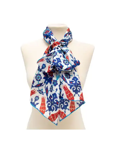 Scarves Fox and Chave Islamic Starburst Silk Habotai Scarf £42.00