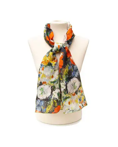 Scarves Fox and Chave Cezanne Flower Bouquet Silk Habotai Scarf £42.00