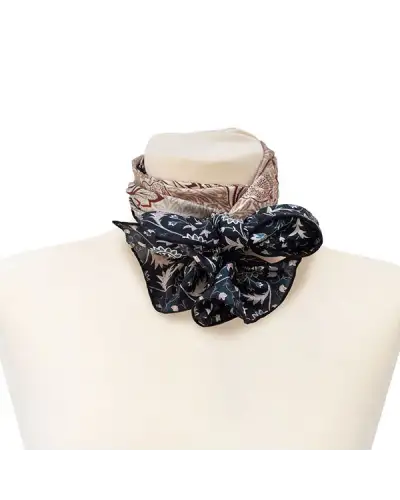 Scarves Fox and Chave Morris Natural Mix Silk Habotai Scarf £42.00