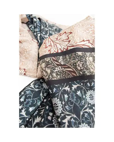 Scarves Fox and Chave Morris Natural Mix Silk Habotai Scarf £42.00