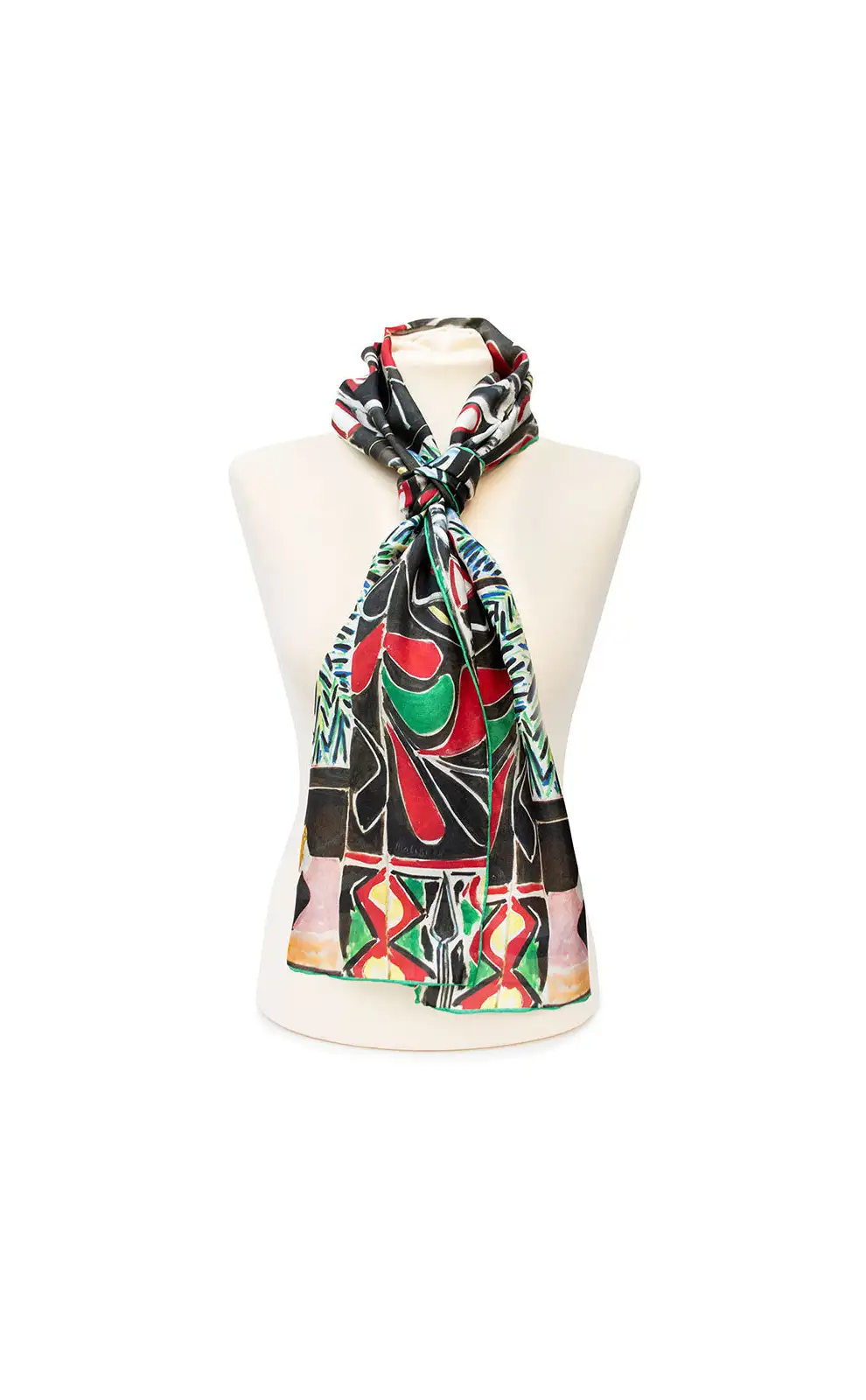 Scarves Fox and Chave Matisse Egyptian Curtain Silk Habotai Scarf £42.00